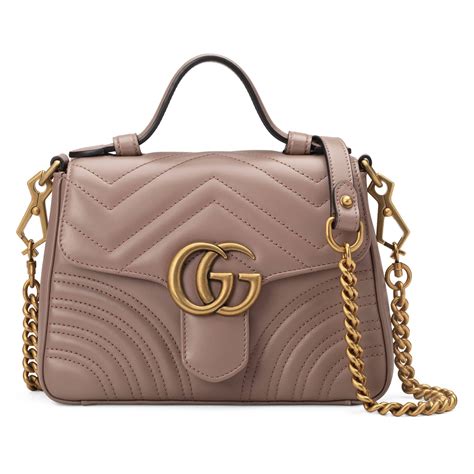 gucci pink top handle bag|Gucci top handle marmont.